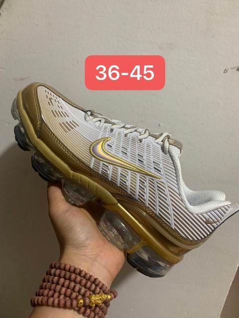 Nike Air Vapormax 360 Women Shoes Golden White-12